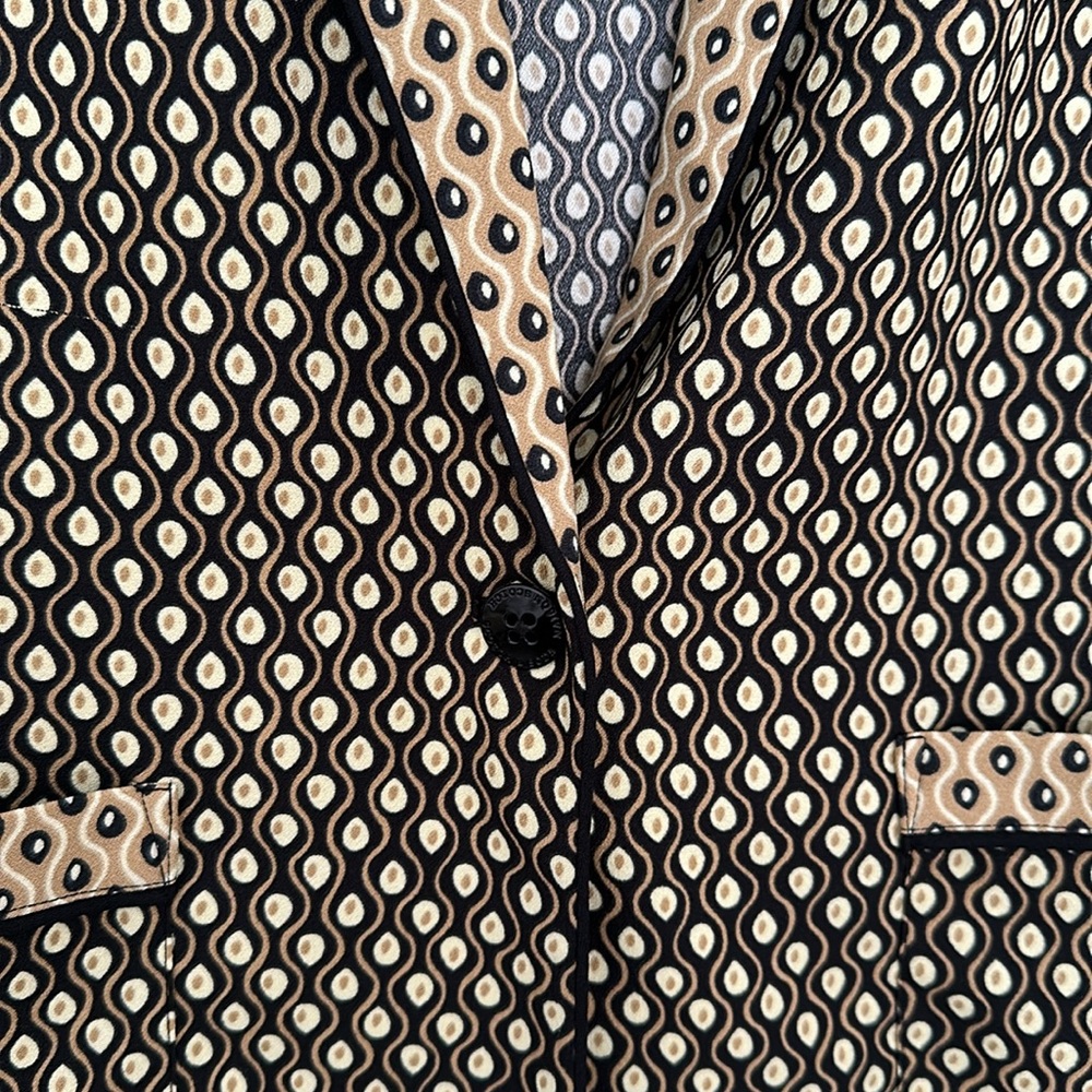 Scotch & Soda. Beige and Black Blazer. - Picture 4 of 6